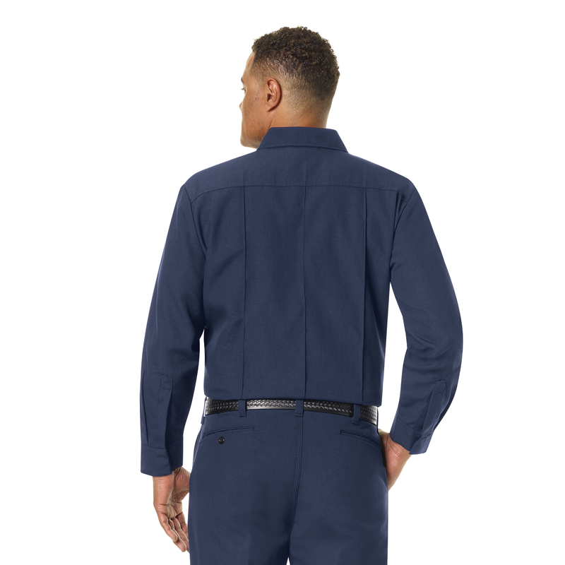 Men's Classic Long Sleeve Firefighter Shirt image number 6
