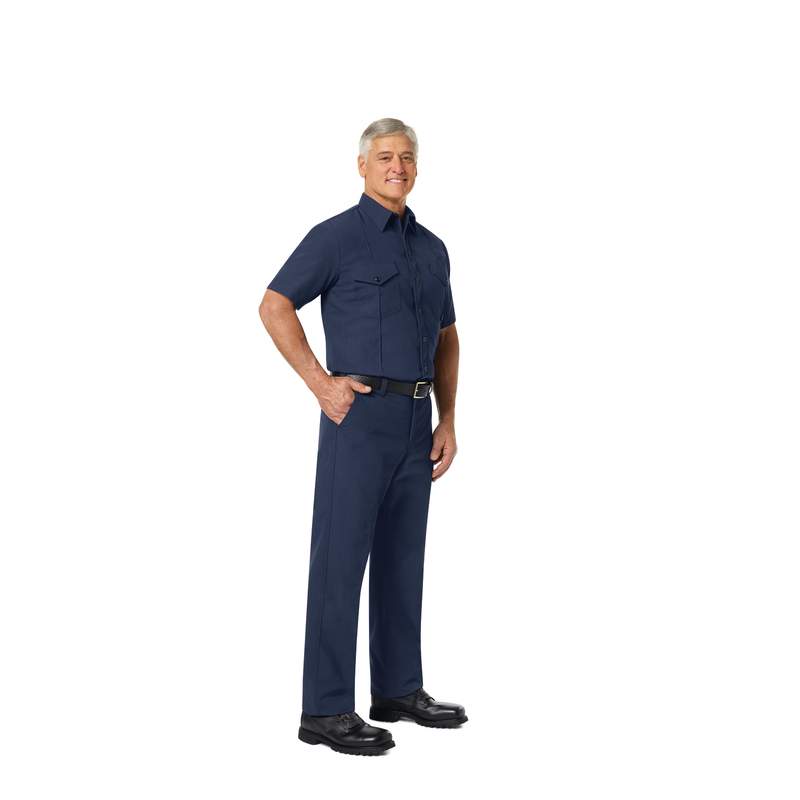 Men's Classic Short Sleeve Firefighter Shirt image number 9