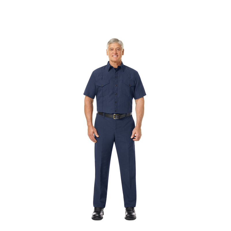 Men's Classic Short Sleeve Firefighter Shirt image number 3