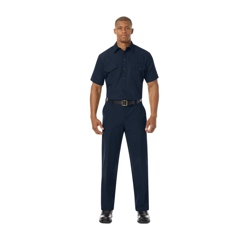 Men's Classic Short Sleeve Western Firefighter Shirt image number 2