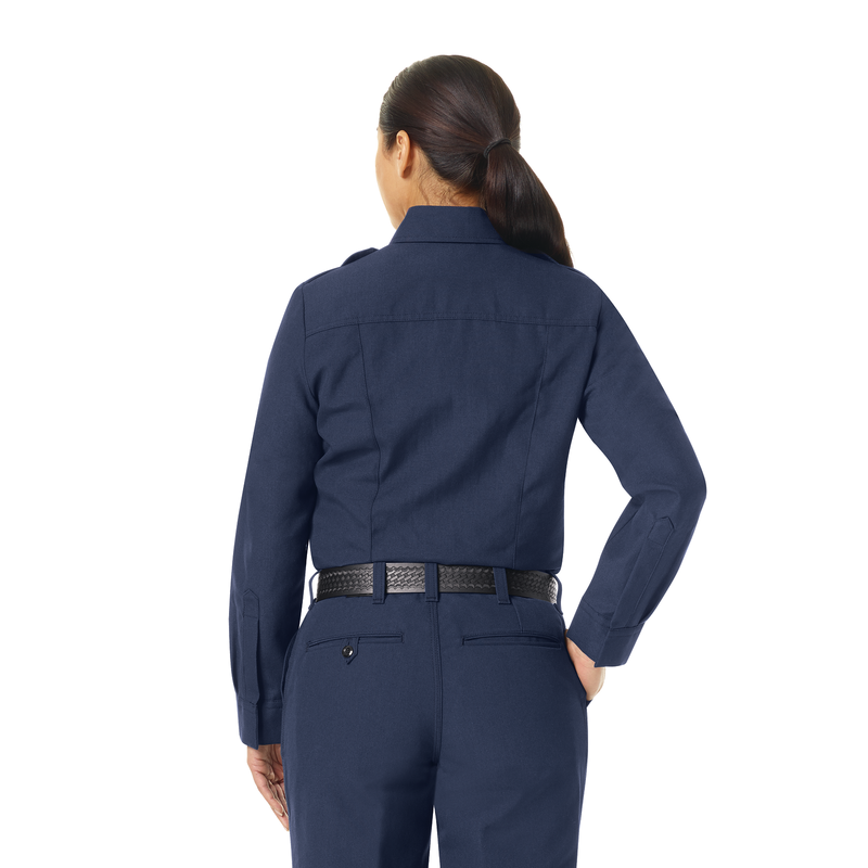 Women's Classic Long Sleeve Fire Chief Shirt image number 4