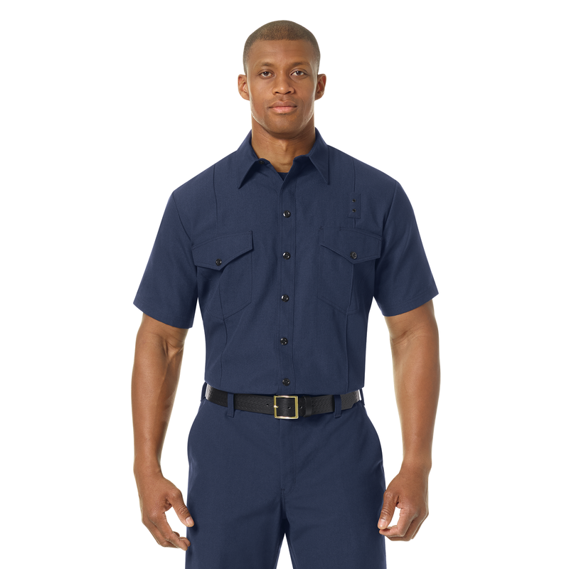 Men's Classic Short Sleeve Western Firefighter Shirt image number 2