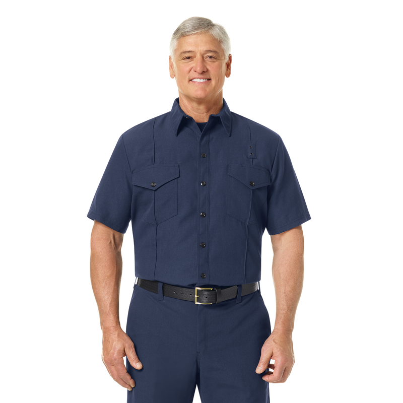 Men's Classic Short Sleeve Firefighter Shirt image number 2