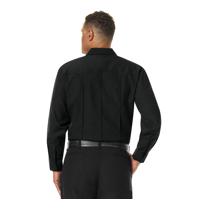 Men's Classic Long Sleeve Western Firefighter Shirt image number 5