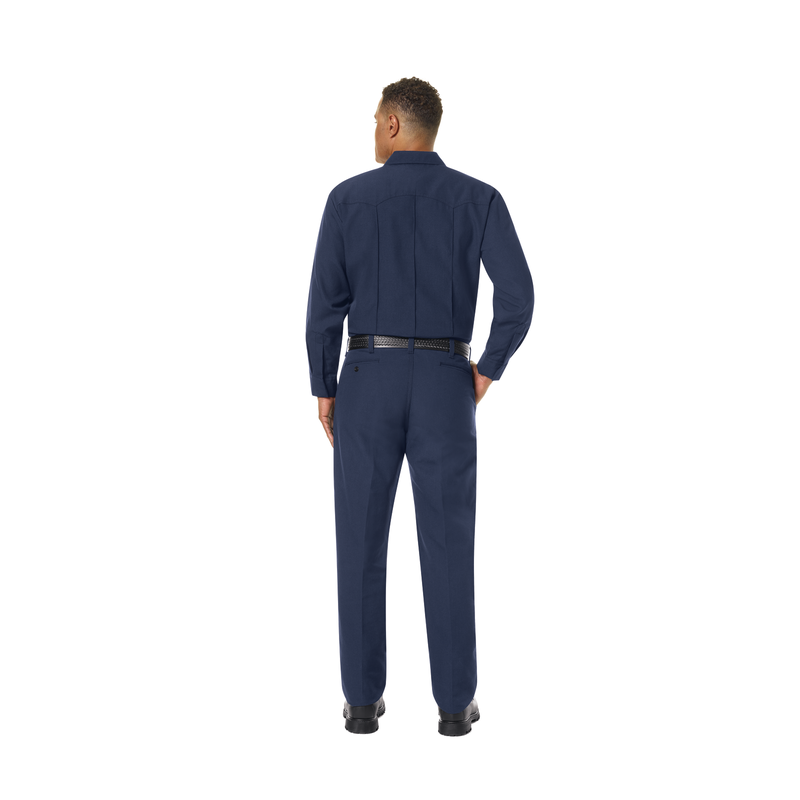 Men's Classic Long Sleeve Western Firefighter Shirt image number 4