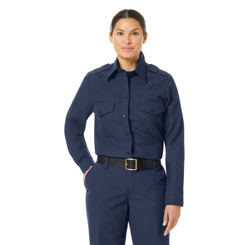 Women's Classic Long Sleeve Fire Chief Shirt image number 2